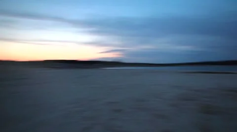 Sunset on the river Stock Footage 49927900