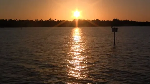 Sunset River 스톡 동영상 88706004