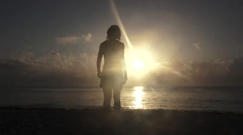 Sunset Road Video stock 59732457