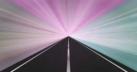 Sunset road loop HD. Stock Footage 233757348