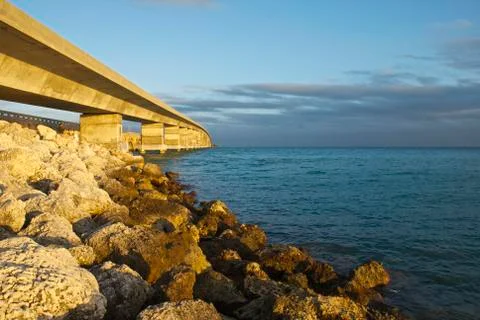 Sunset on the Rocks Foto stock