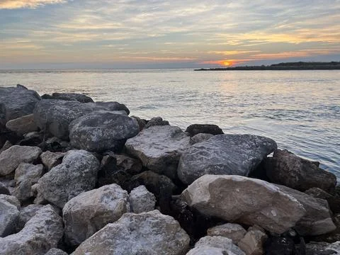 This Sunset Rocks Stockfoto's