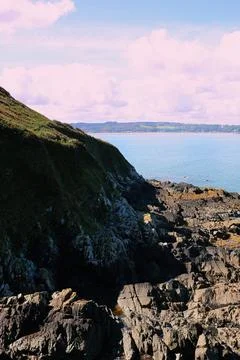 Sunset on the rocks Stock Photos