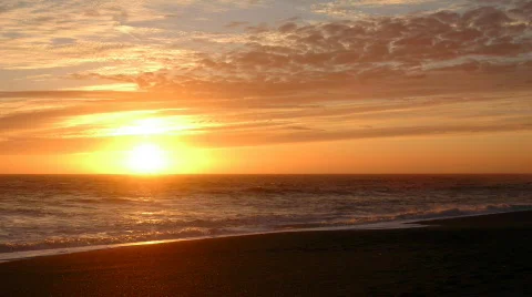 Sunset at Rodeo Beach 스톡 동영상 324806