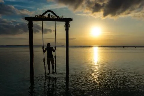 Sunset Romance Stock Photos