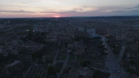 Sunset in Rome 3 Stock Footage 241514701