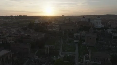 Sunset in Rome 5 Stock Footage 241514907
