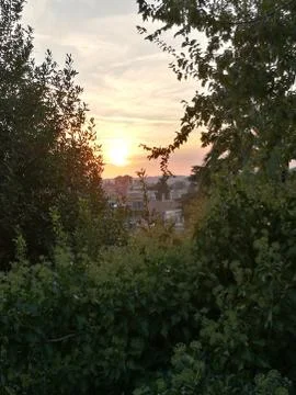 Sunset in Rome, Italy Stock Photos