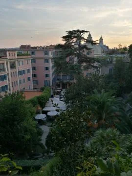 Sunset in Rome, Italy Stock Photos