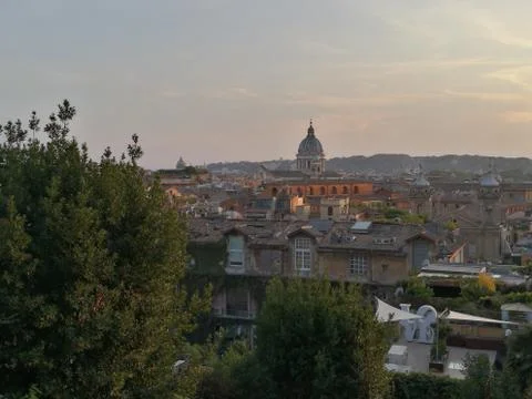 Sunset in Rome, Italy Stock Photos