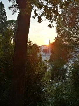 Sunset in Rome, Italy Stock Photos