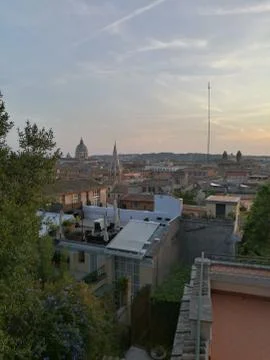 Sunset in Rome, Italy Stock Photos