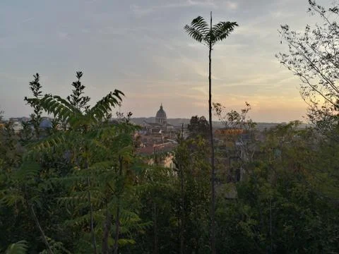 Sunset in Rome, Italy Stock Photos