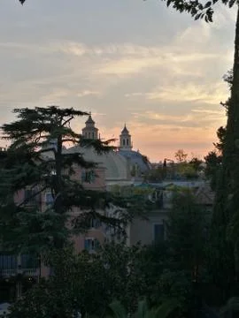 Sunset in Rome, Italy Stock Photos