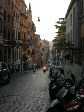 Sunset in Rome, Italy Foto stock