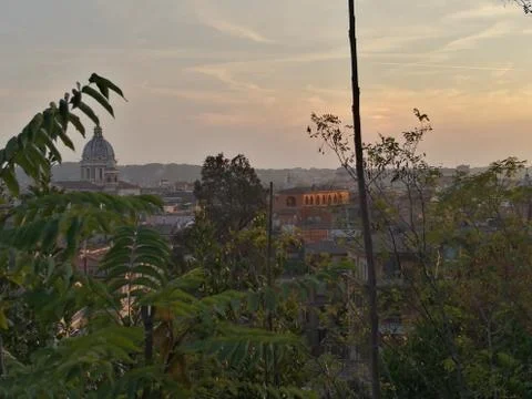 Sunset in Rome, Italy Stock Photos