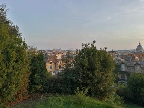 Sunset in Rome, Italy Stock Photos