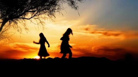 Sunset run Stock-Footage 7905292