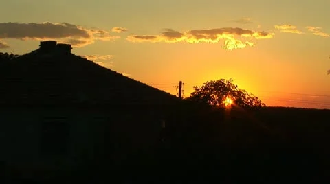 Sunset rural 2 Stock Footage 11320895