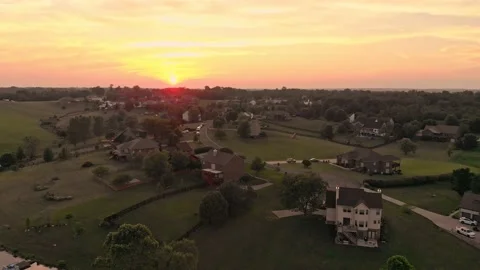 Sunset in rural Kentucky Video stock 164999847