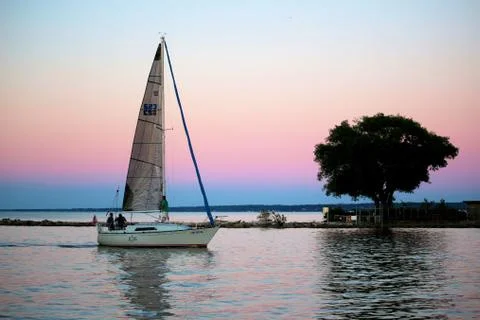 Sunset Sail 2 Foto stock