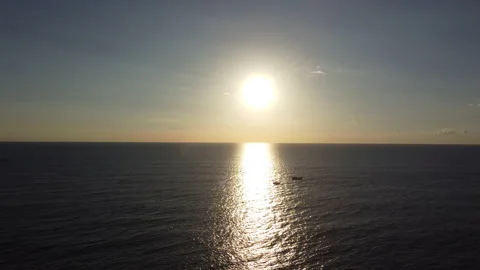 Sunset Sailboat Ocean Stock Footage 171573033