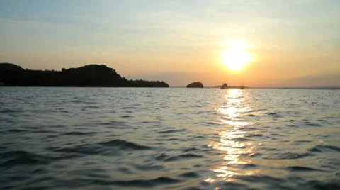 Sunset Sailing Stock Footage 23118409