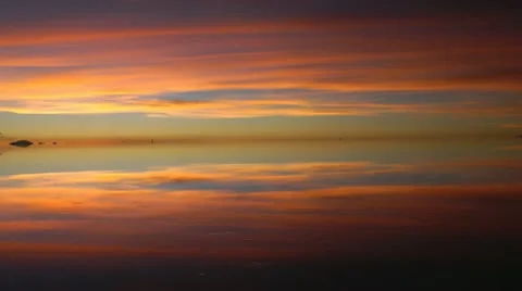 Sunset Salar de Uyuni Stock Footage 20460209
