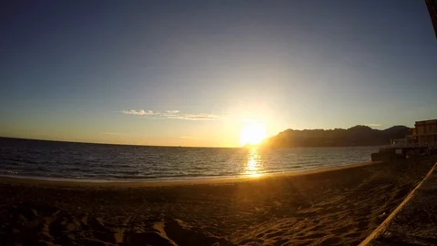 Sunset of salerno Stock Footage 103951393