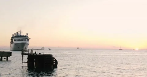 Sunset Salutation on the Streets of Key West Florida Stock-Footage 159791115