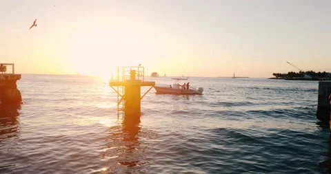 Sunset Salutation on the Streets of Key West Florida Stock-Footage 159791118