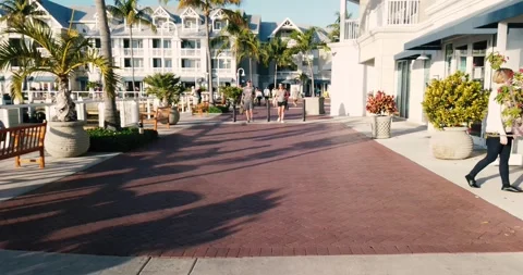 Sunset Salutation on the Streets of Key West Florida Stock-Footage 159791185