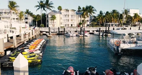 Sunset Salutation on the Streets of Key West Florida Stock-Footage 159791188