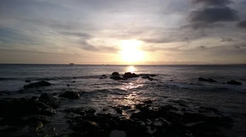 Sunset in Salvador, Brazil Stock Footage 44688067