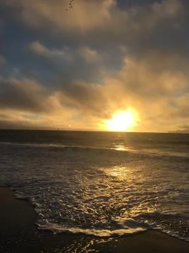 Sunset in San Francisco 写真素材