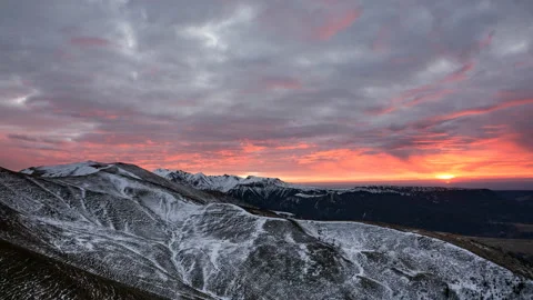 Sunset Sancy Stock Footage 150060659