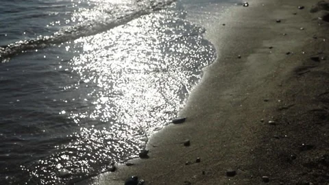 Sunset sandy breeze Stock Footage 253650621