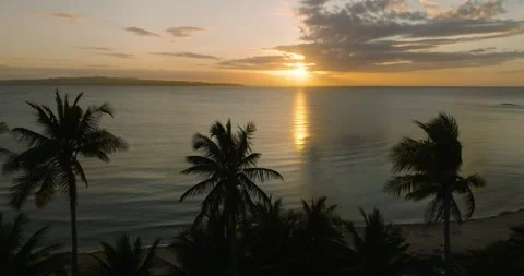 Sunset in Santa Fe, Tablas, Romblon. Philippines. Stock Footage 280223443