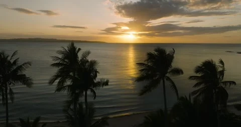 Sunset in Santa Fe, Tablas, Romblon. Philippines. Stock Footage 324729101