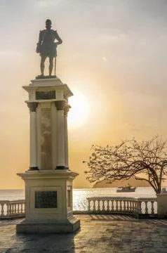 Sunset in Santa Marta Stock Photos