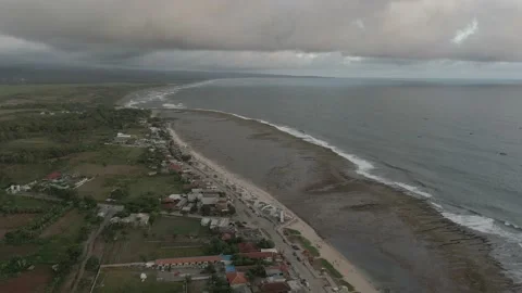 Sunset at Santolo beach, Indonesia Stock Footage 204959148