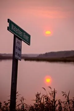 Sunset Saskatchewan Canada Stock Photos
