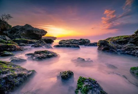 Sunset scenery Fotos Stock