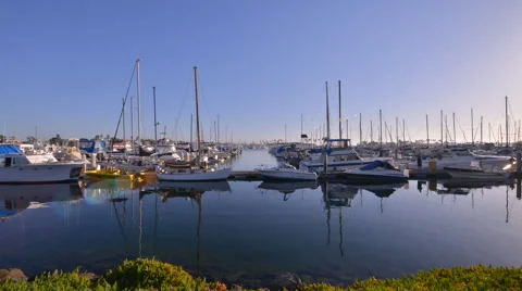 Sunset at SD Marina Stock Footage 51850979