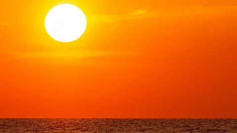 Sunset at sea 1080P Stock Footage 115159629