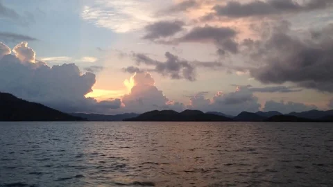 Sunset at sea 2 库存影片 81157973