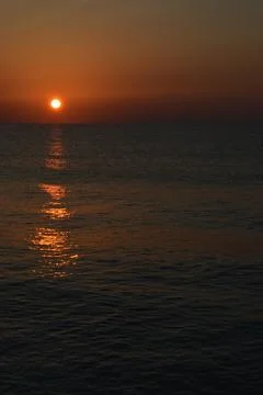 The sunset on the sea 2 Stock Photos