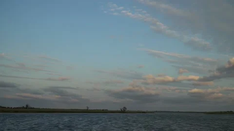 Sunset on the sea coast Stock Footage 145800890