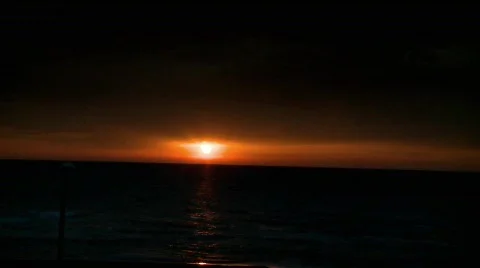 Sunset at the sea Stock Footage 418442