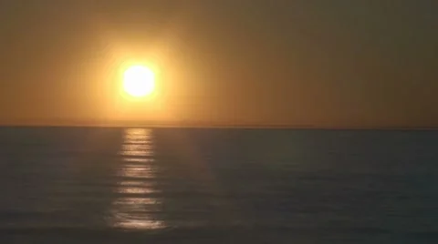 Sunset sea Stock Footage 7763559